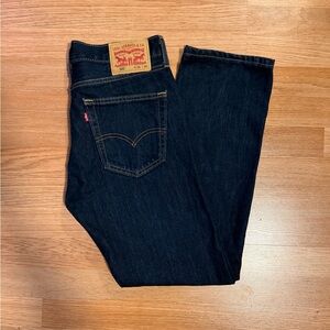 Levi's Men's Deep Indigo Straight Jeans